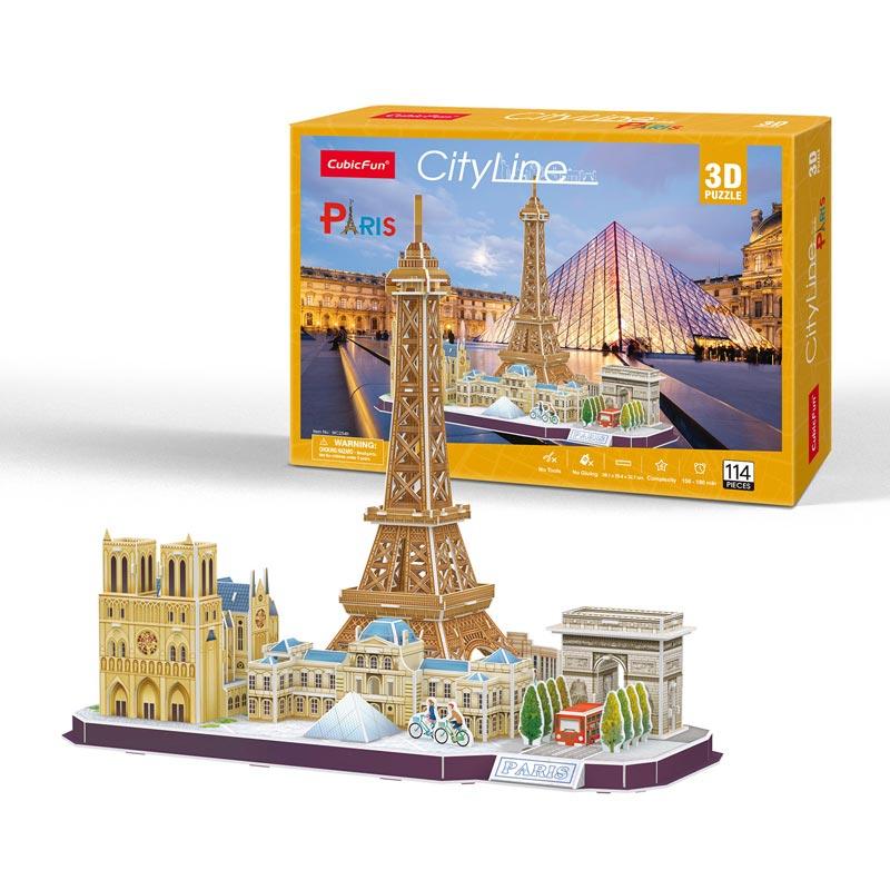 Puzzle 3D - PARIS CITY LINE - puzles.cl