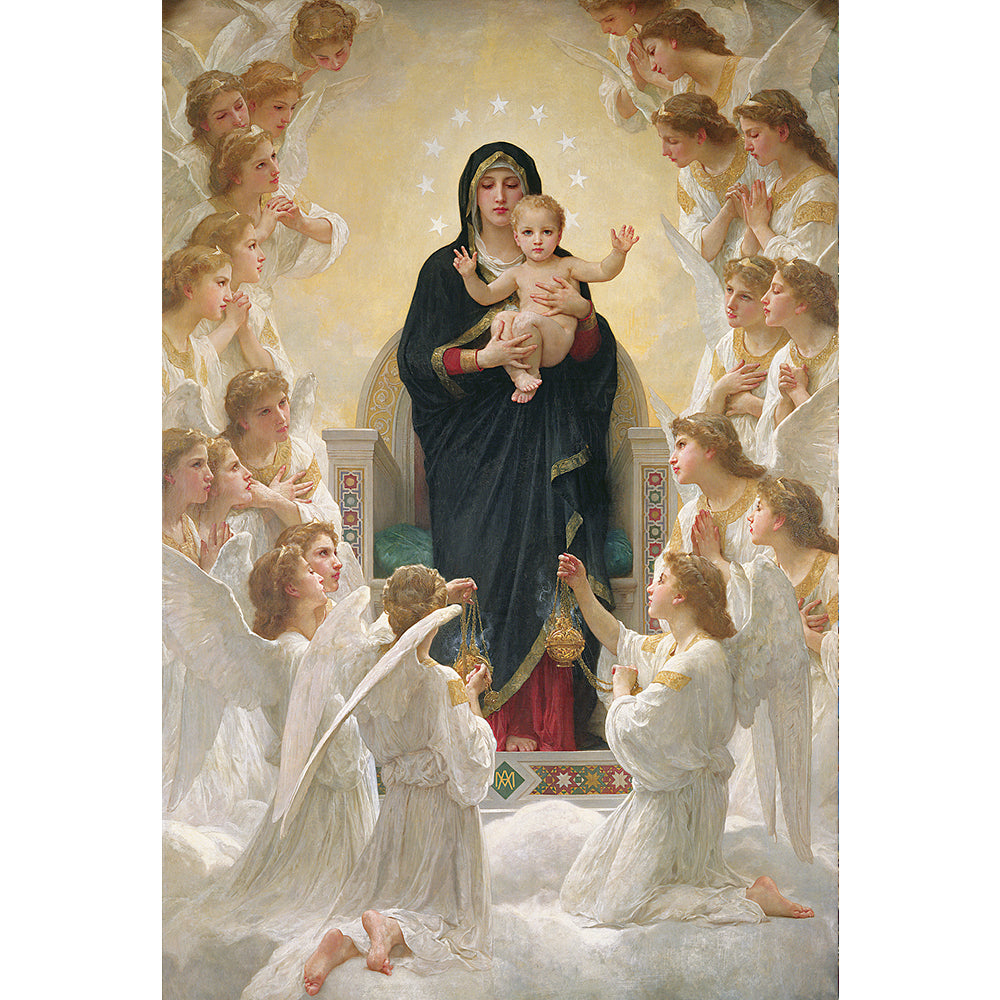 PUZZLE 1000 PIEZAS - The Virgin with  Angels