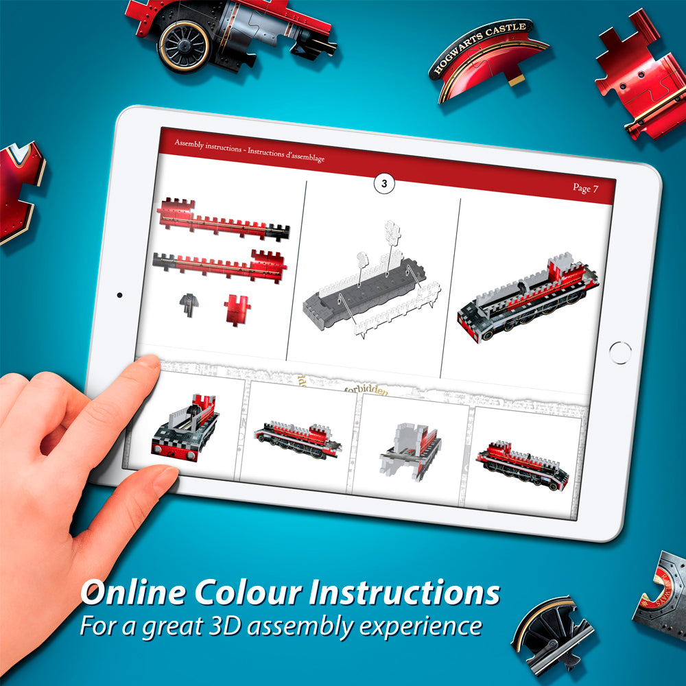 Puzzle 3d 155 Piezas - Hogwarts Express - puzles.cl