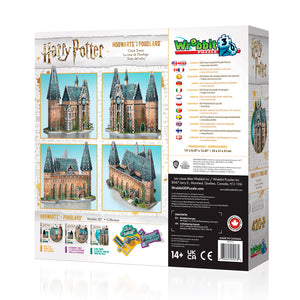 Puzzle 3d 800 Piezas - Hogwarts  clock tower - puzles.cl