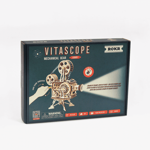 PROYECTOR VINTAGE PUZZLE 3D DE MADERA - puzles.cl