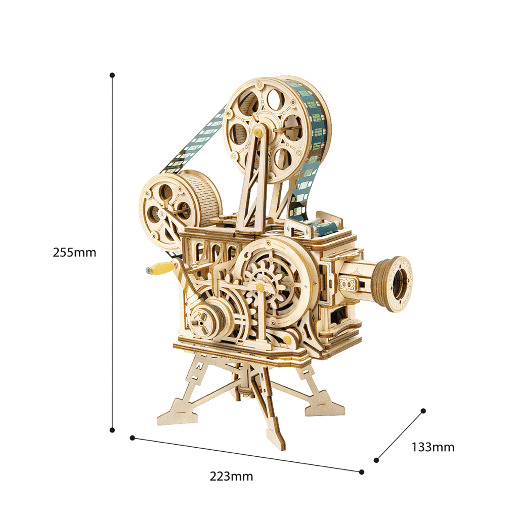PROYECTOR VINTAGE PUZZLE 3D DE MADERA - puzles.cl
