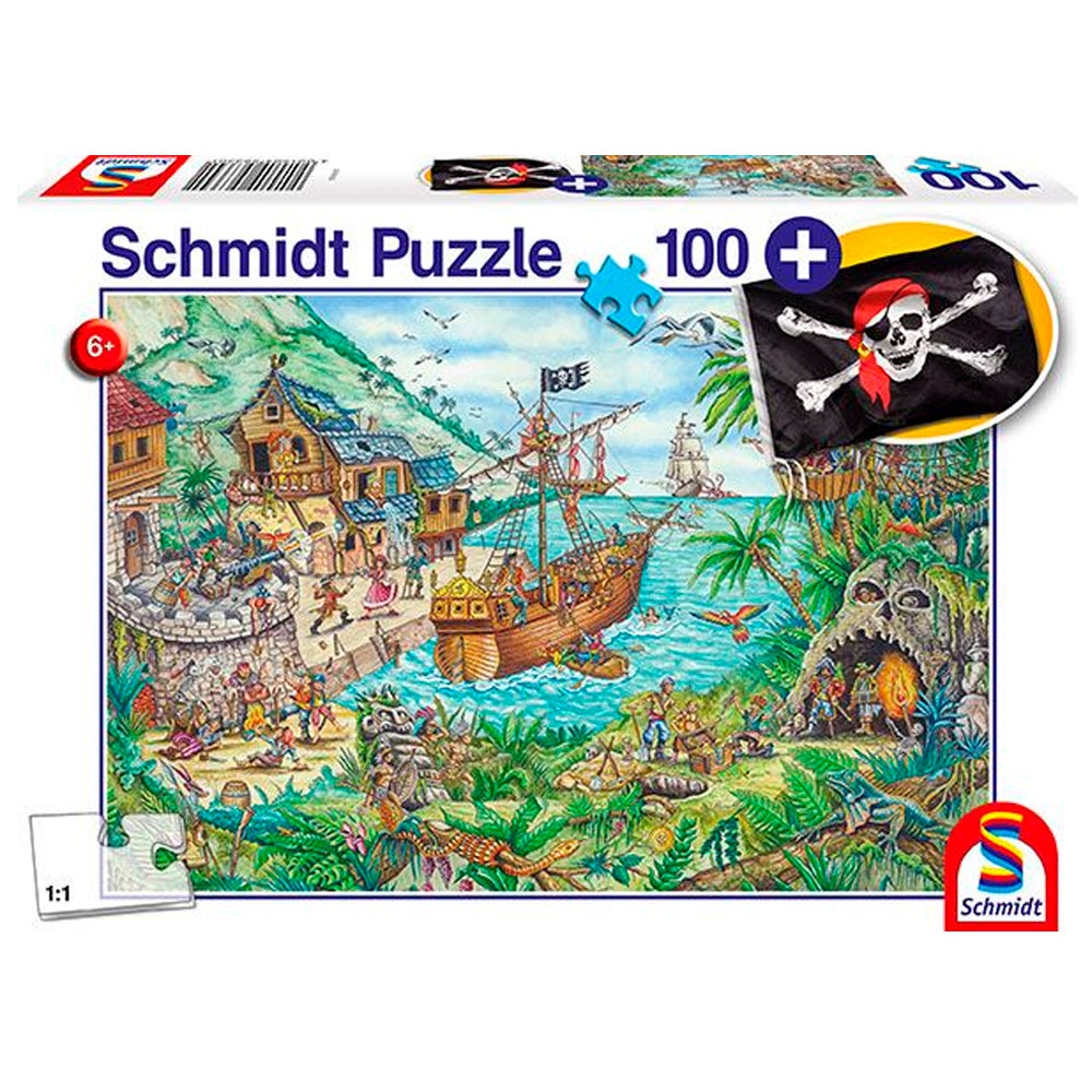 PUZZLE 100 PIEZAS - En la bahía de los piratas - puzles.cl