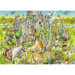 Puzzle 1000 Piezas - FUNKY ZOO Jurassic Habitat