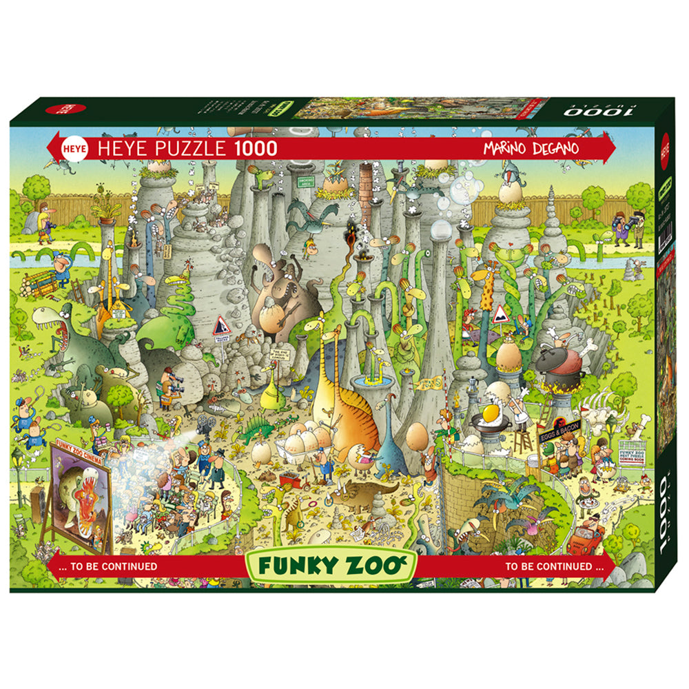 Puzzle 1000 Piezas - FUNKY ZOO Jurassic Habitat