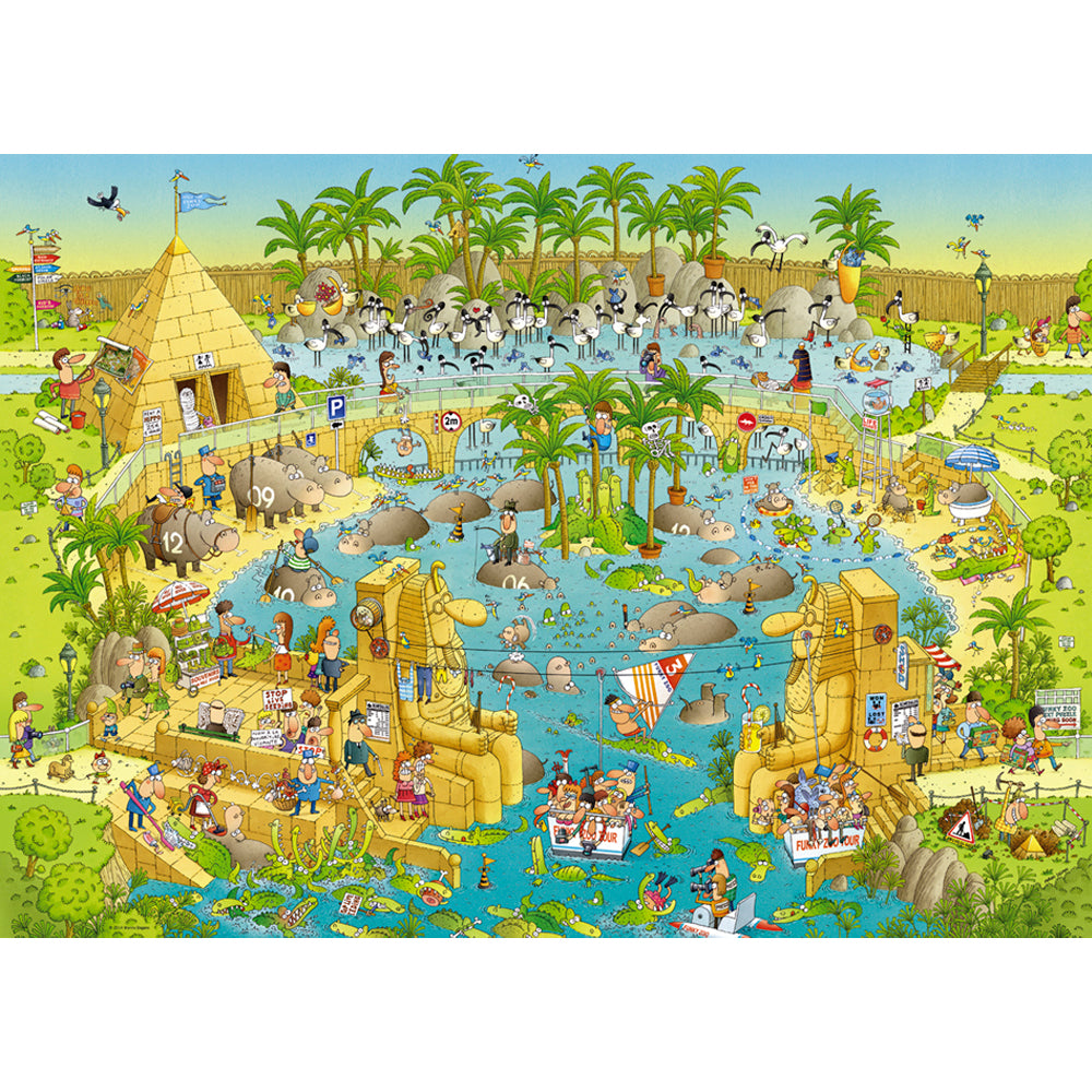 Puzzle 1000 Piezas - FUNKY ZOO Nile Habitat
