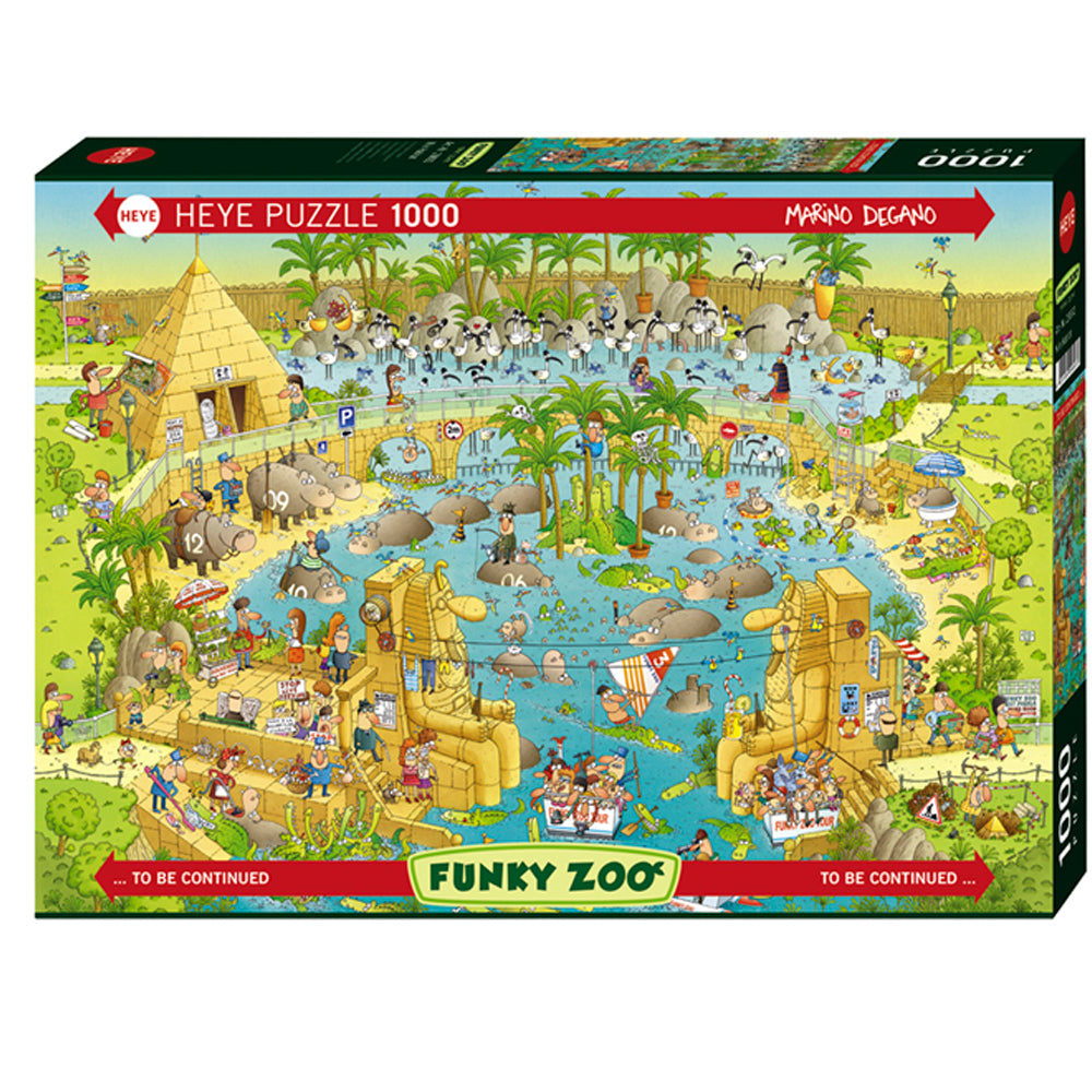Puzzle 1000 Piezas - FUNKY ZOO Nile Habitat