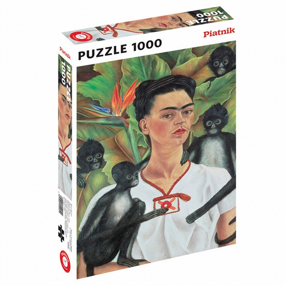 Puzzle 1000 piezas - Self Portrait with Monkeys