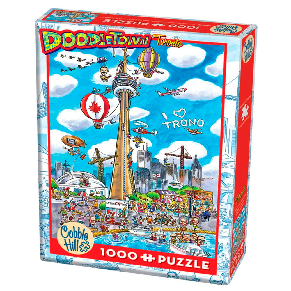 Puzzle 1000 Piezas - Comic DoodleTown: Toronto