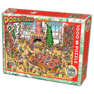 Puzzle 1000 Piezas - Comic DoodleTown: Duendes trabajando