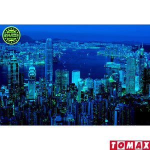 Puzzle 1000 piezas - Hong Kong by Night (Brilla en la oscuridad) - puzles.cl