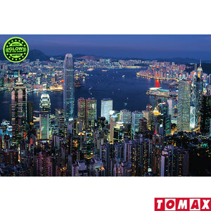 Puzzle 1000 piezas - Hong Kong by Night (Brilla en la oscuridad) - puzles.cl