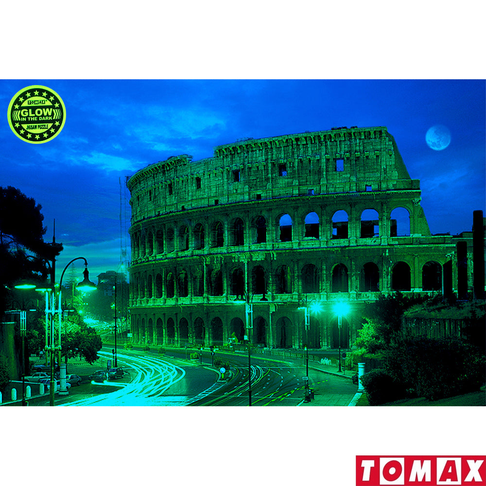 Puzzle 1000 piezas - Rome, Colosseum (Brilla en la oscuridad)