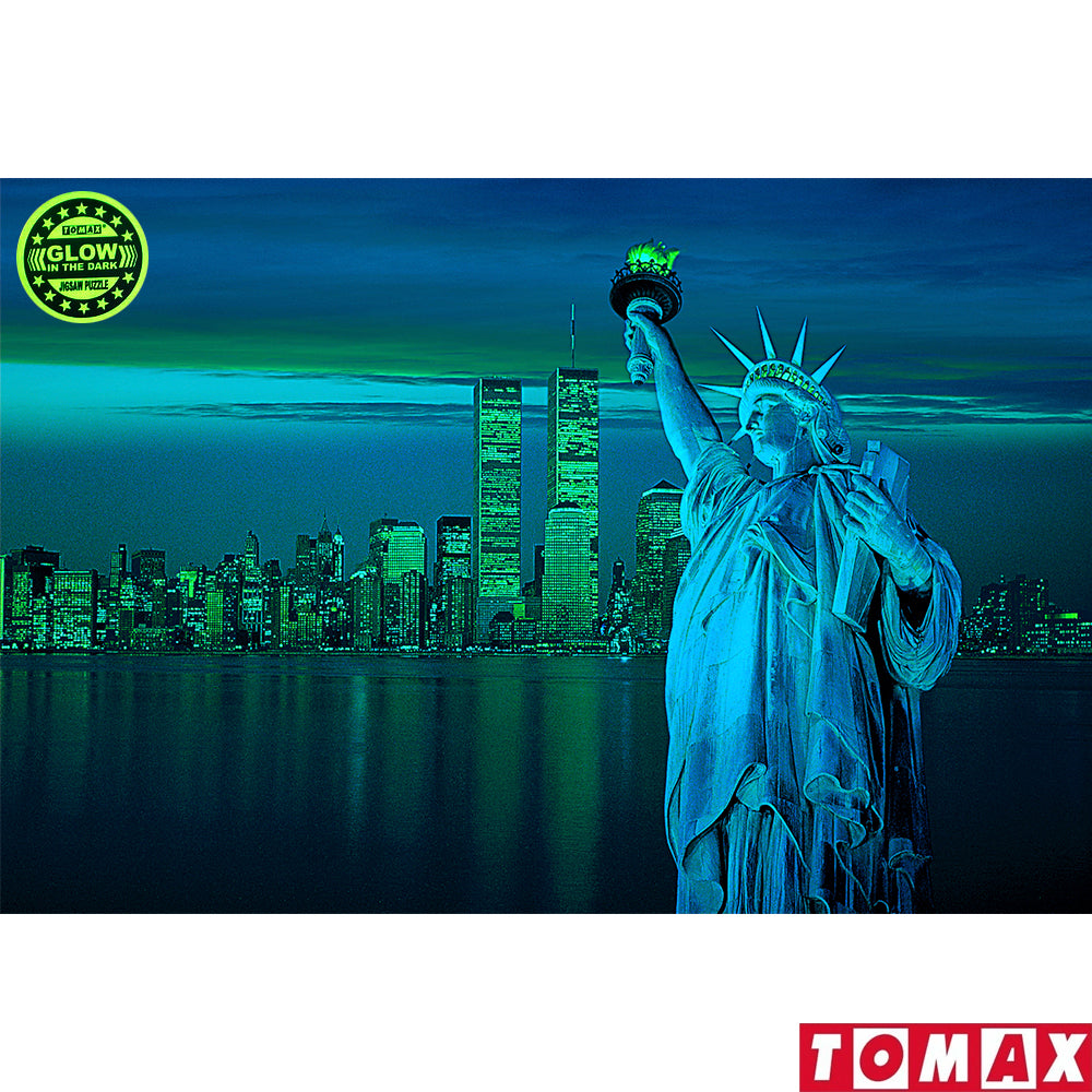 Puzzle 1000 piezas - Statue of Liberty (Brilla en la oscuridad) - puzles.cl