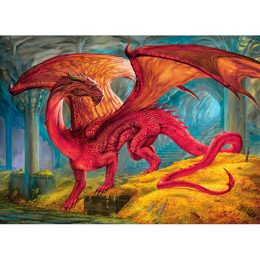 Puzzle 1000 Piezas - Tesoro del Dragón Rojo