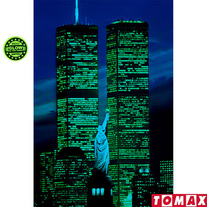 Puzzle 1000 piezas - World Trade Center, USA  (Brilla en la oscuridad) - puzles.cl