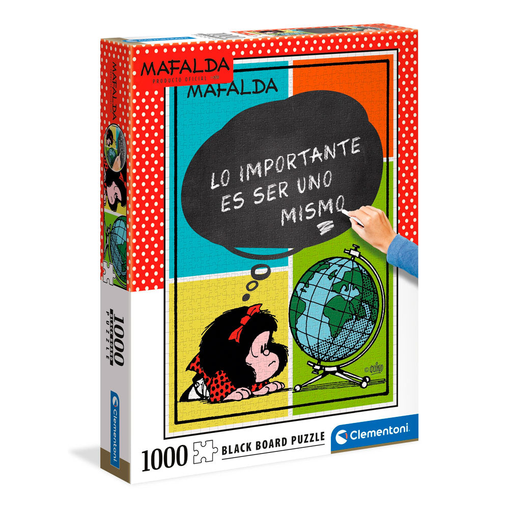 Puzzle 1000 Piezas - Mafalda black board