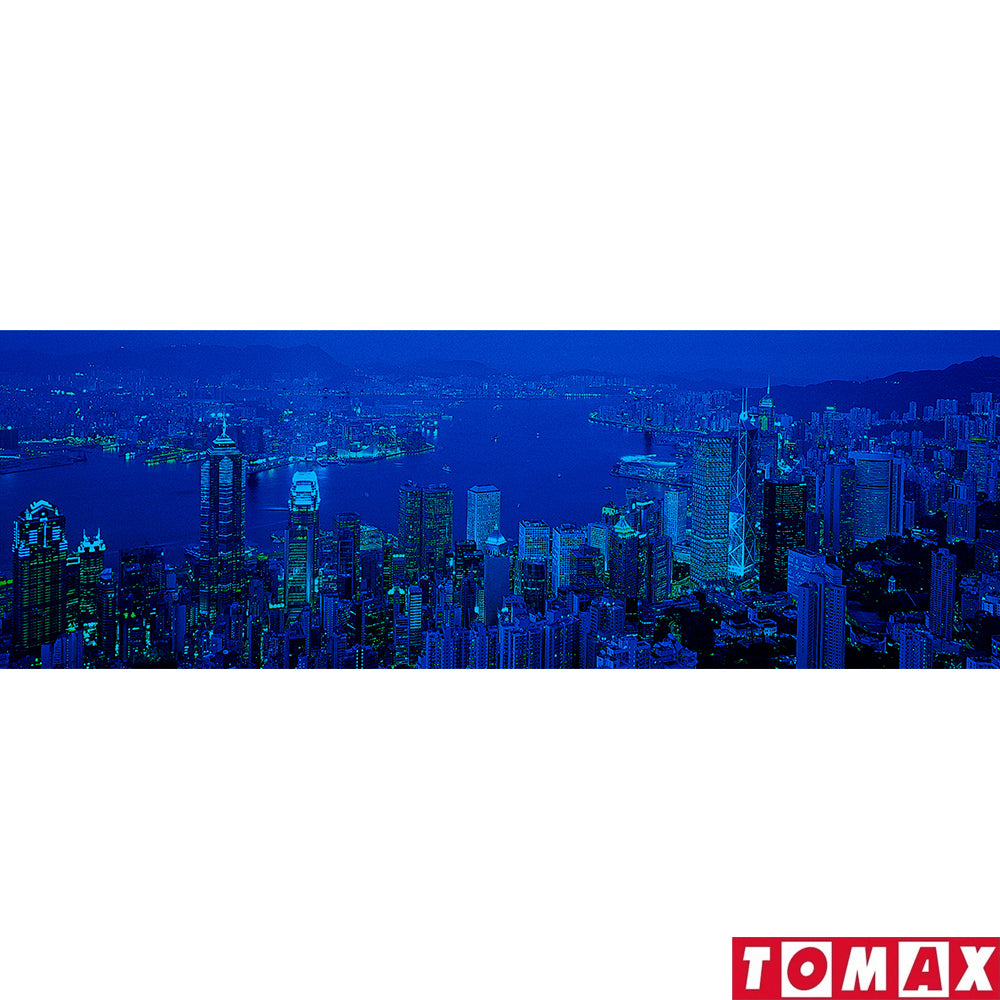 Puzzle 950 Piezas Panorámico - Hong Kong by Night (Brilla en la oscuridad)