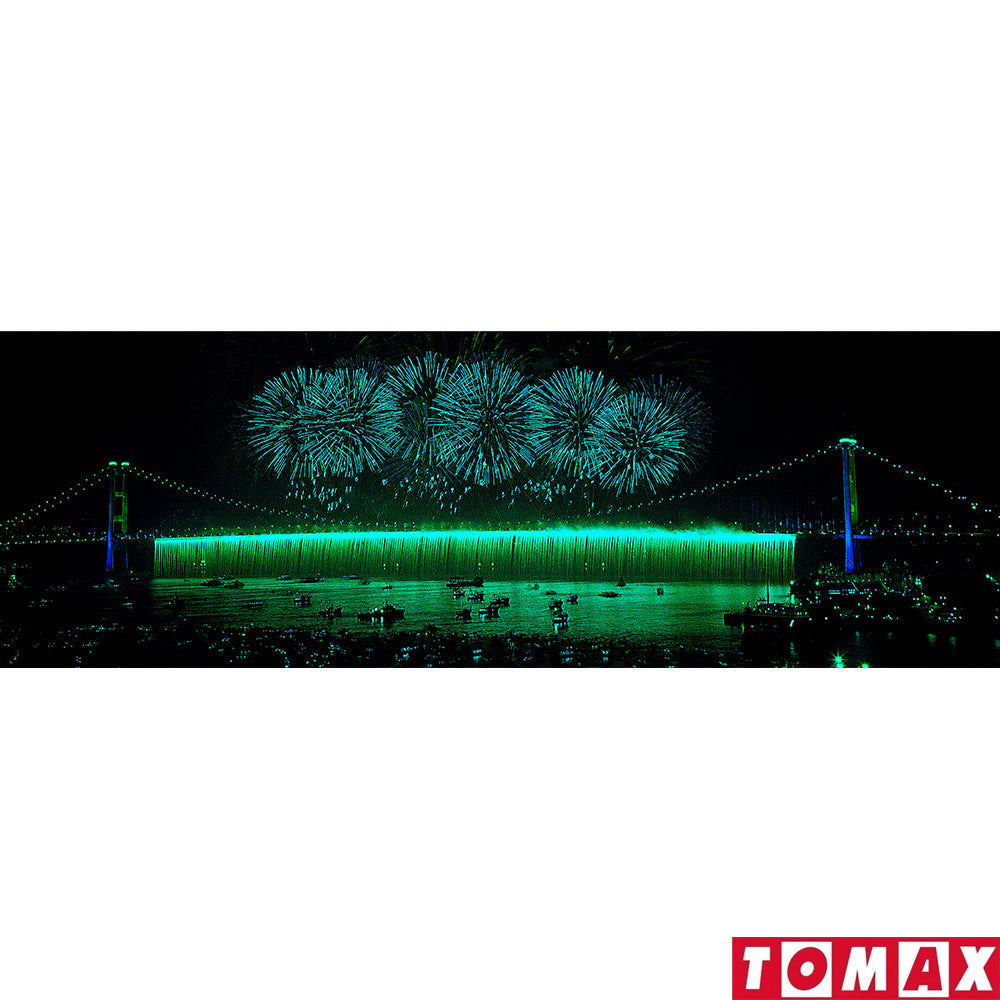 Puzzle 950 Piezas Panorámico - Tsing Ma Bridge, Hong Kong