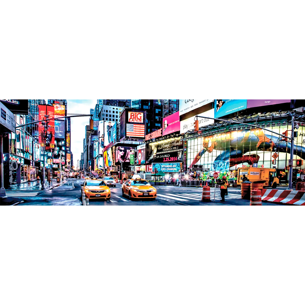 PUZZLE 1000 PIEZAS panorámico - Time square - puzles.cl