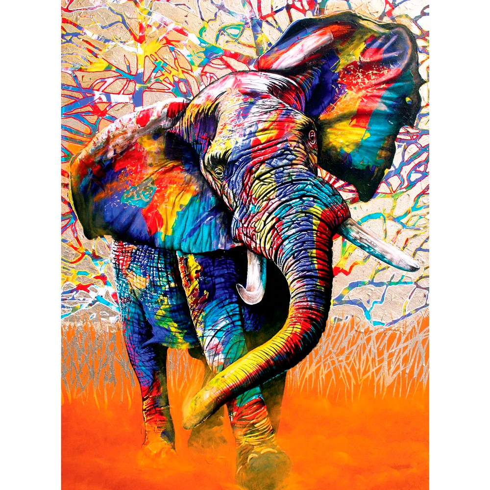 PUZZLE 1000 PIEZAS - colores africanos - puzles.cl