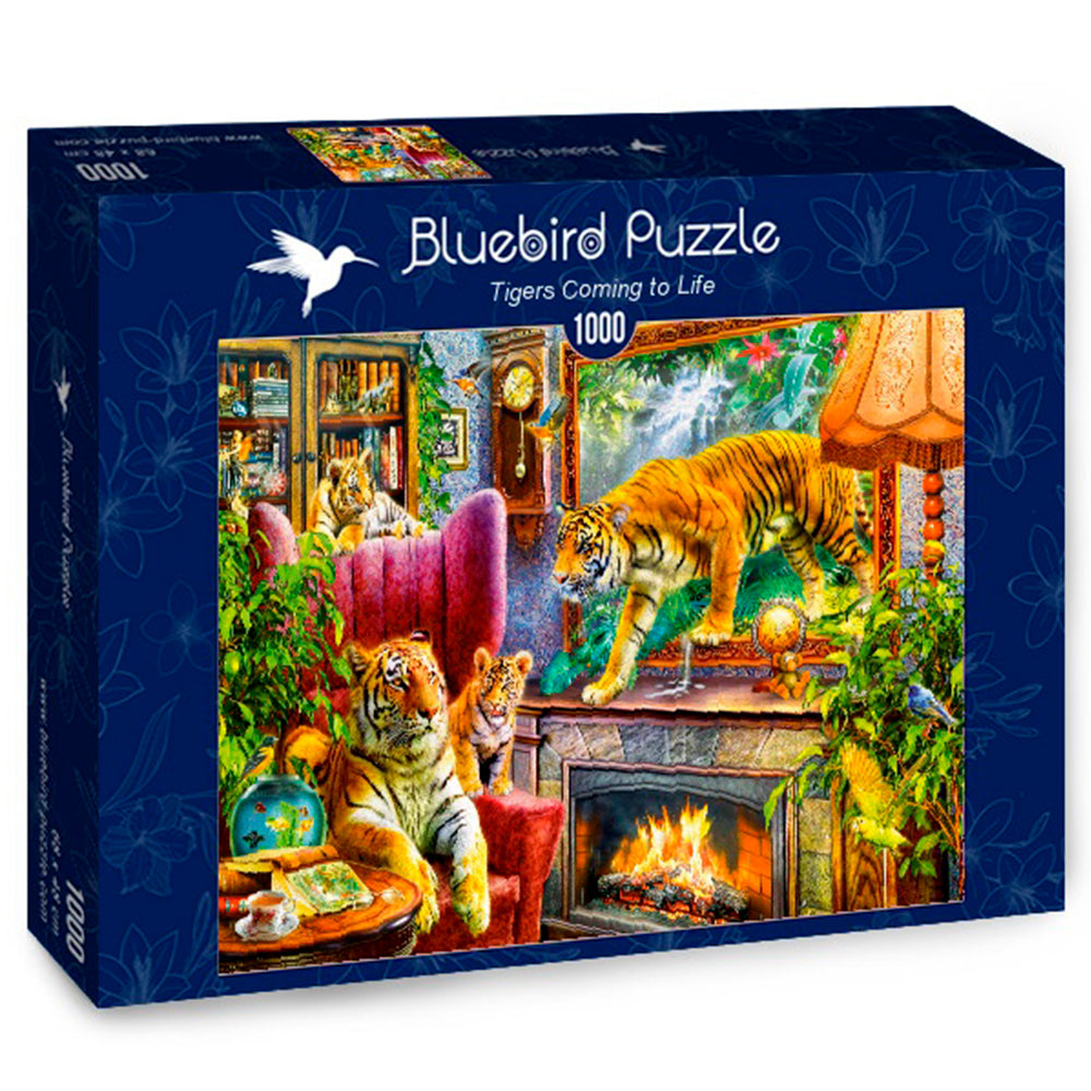 Puzzle 1000 Piezas - Tigers Coming to Life - puzles.cl